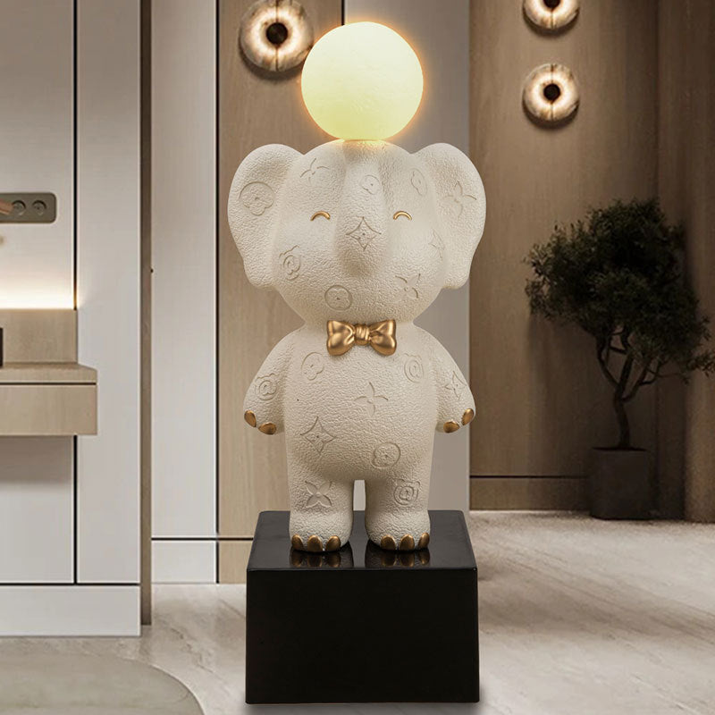 Decorative Elephant Lamp for Indoor Home Display