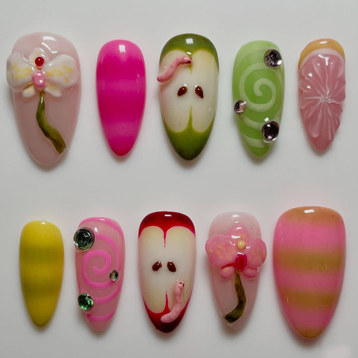 Creative Floral Nail Art Set Kalsten