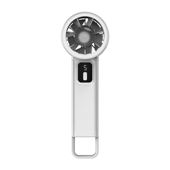 Women Portable Handheld Fan with Digital Display Kalsten