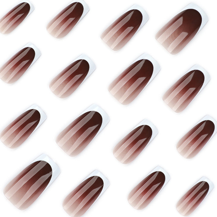 Artful Nail Extensions with Elegant French Tip Kalsten
