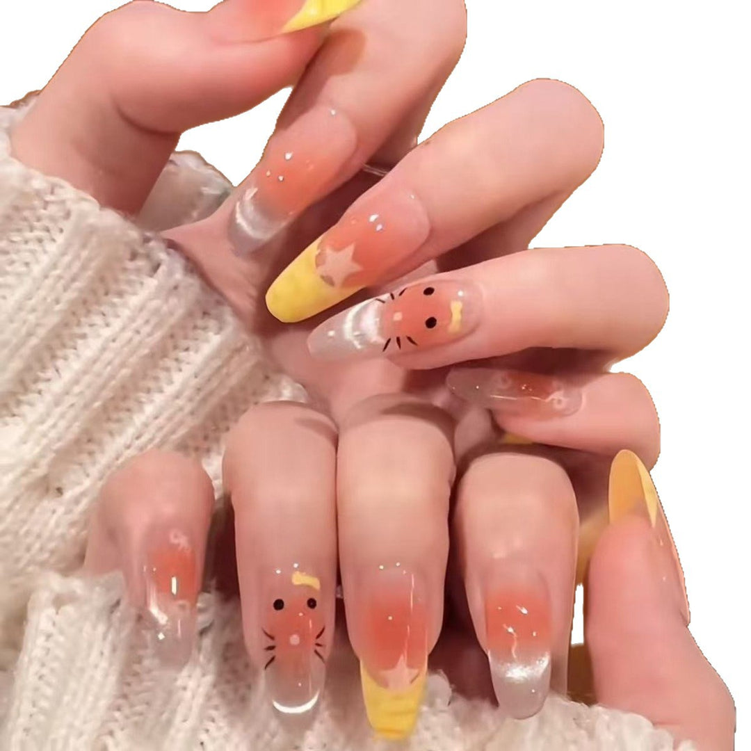 Artistic Press-On Nail Design Kalsten