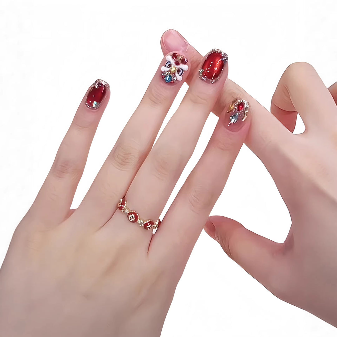 Glamorous Press-On Nail Art Set Kalsten