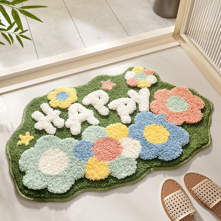 Camouflage Pattern Bath Mat