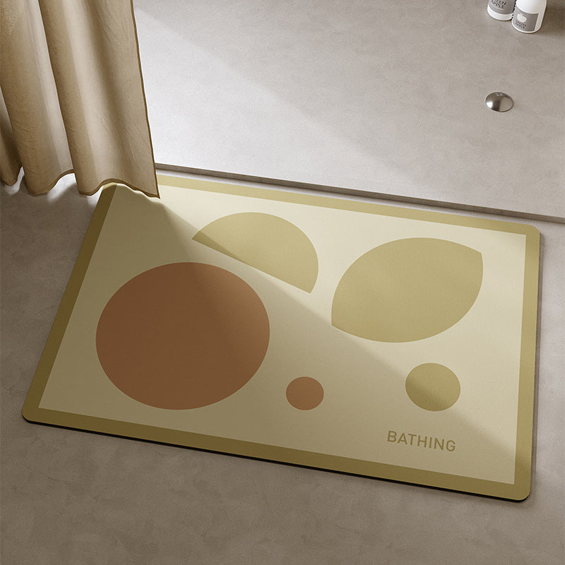 Playful Cat-Themed Bath Mat Kalsten