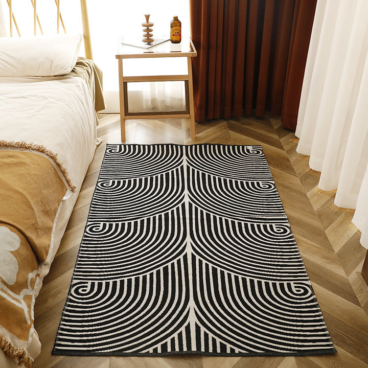 Checkered Pattern Doormat made of easy-care microfiber carpet Kalsten