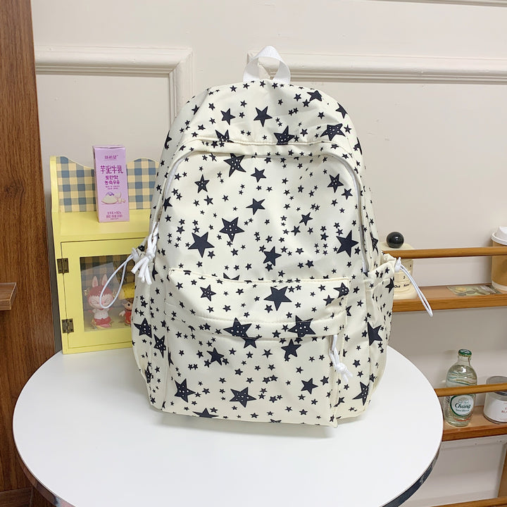Backpack with High-Quality Star Pattern and Multifunctional Compartments Kalsten