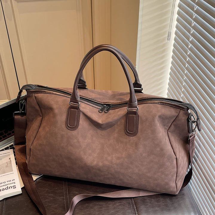 Durable Leather Travel Duffle Bag Kalsten