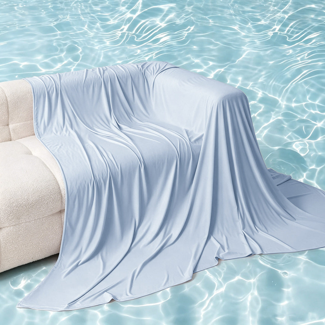 Unisex nan extra soft stretch sofa blanket made of microfiber as a versatile sofa cover Kalsten