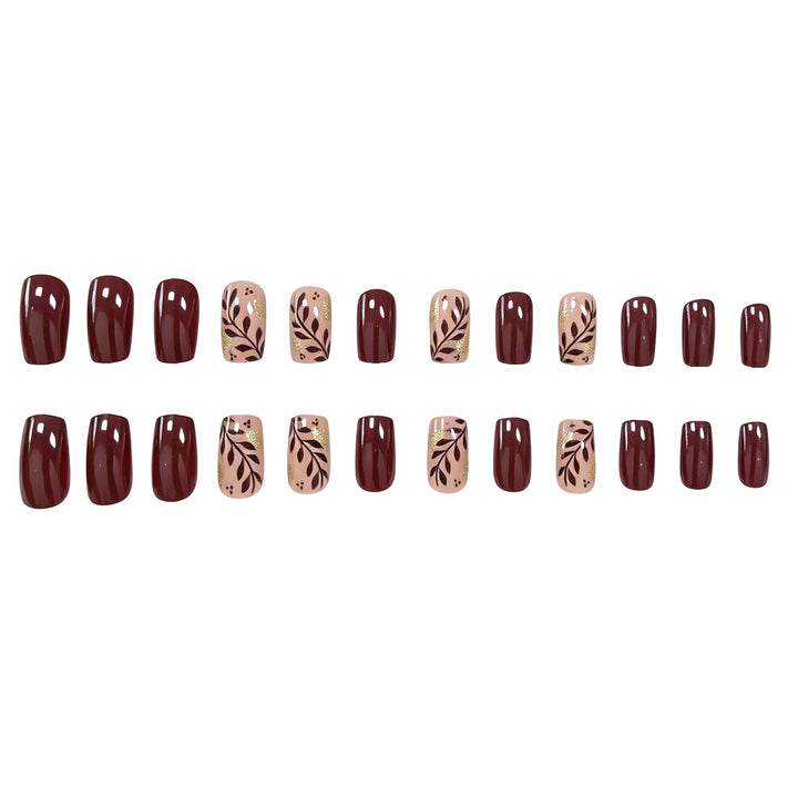 Artistic Autumn-Inspired Nail Art Kalsten