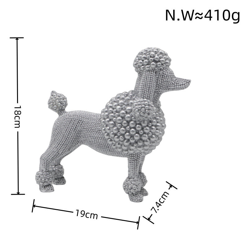 Decorative dog figure in modern design Kalsten