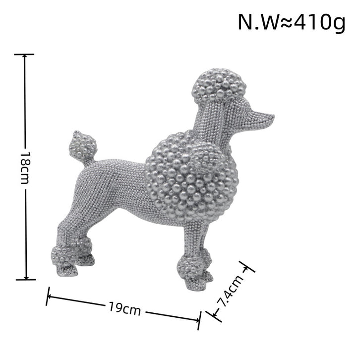 Decorative dog figure in modern design Kalsten
