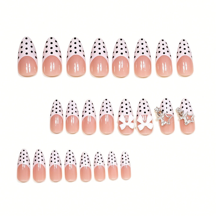 Elegant Stiletto Press-On Nail Art Tips Kalsten