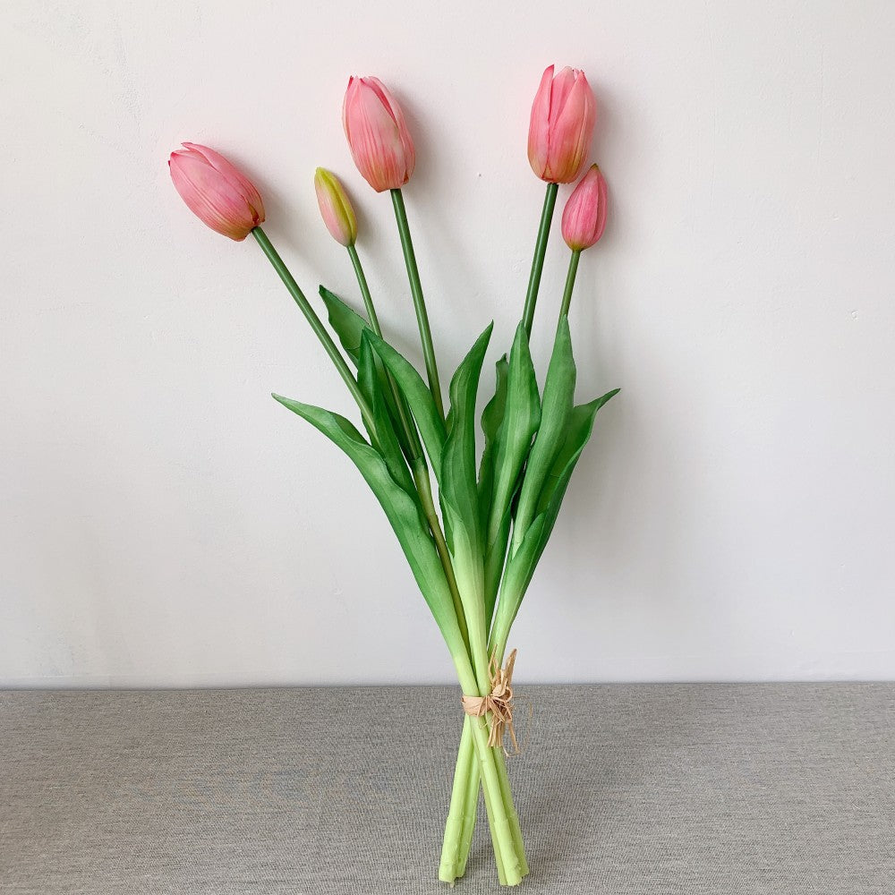 Lifelike Tulip Flower Arrangement