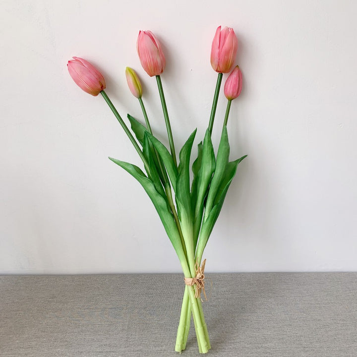 Lifelike Tulip Flower Arrangement
