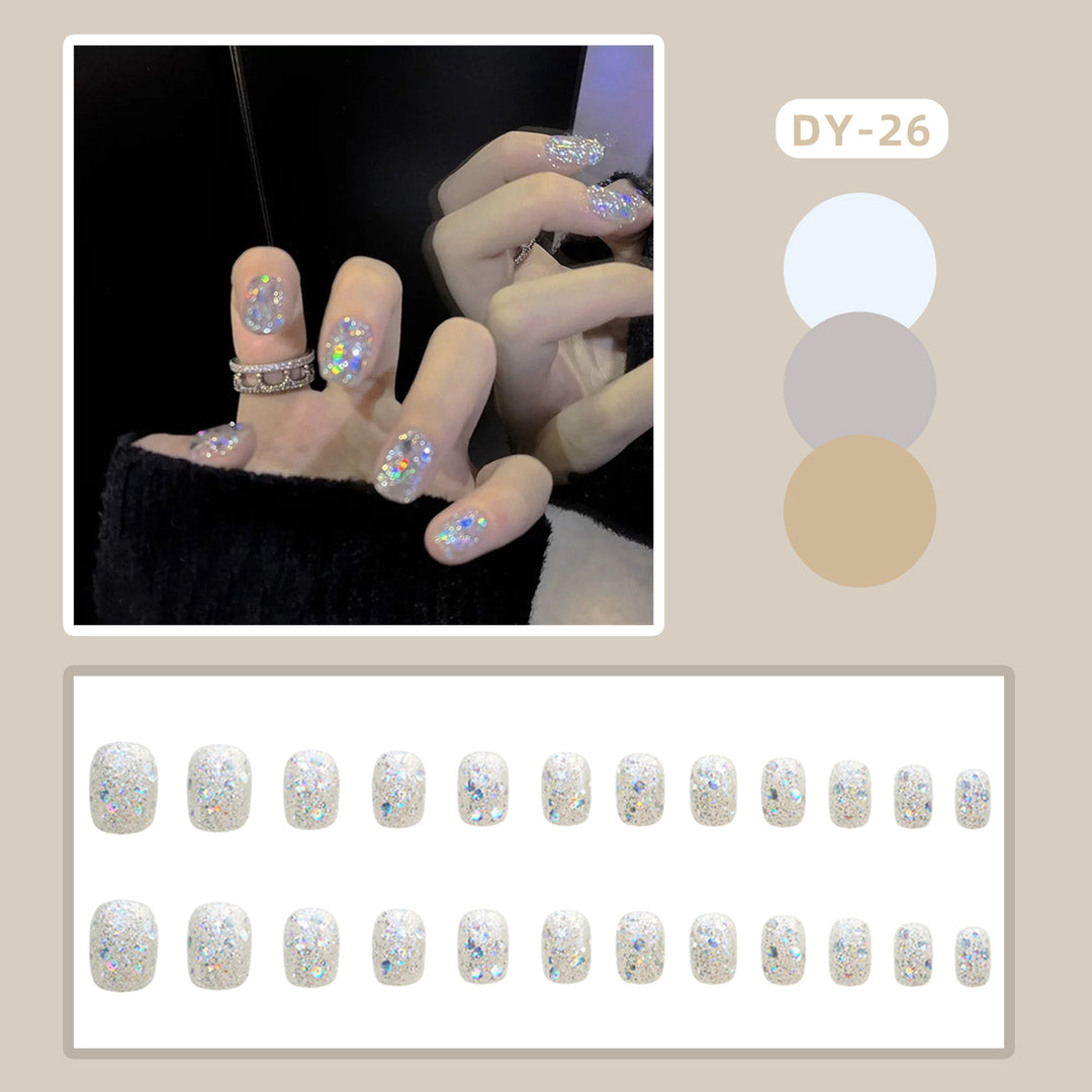 Sparkly Gel Press-On Nail Set Kalsten
