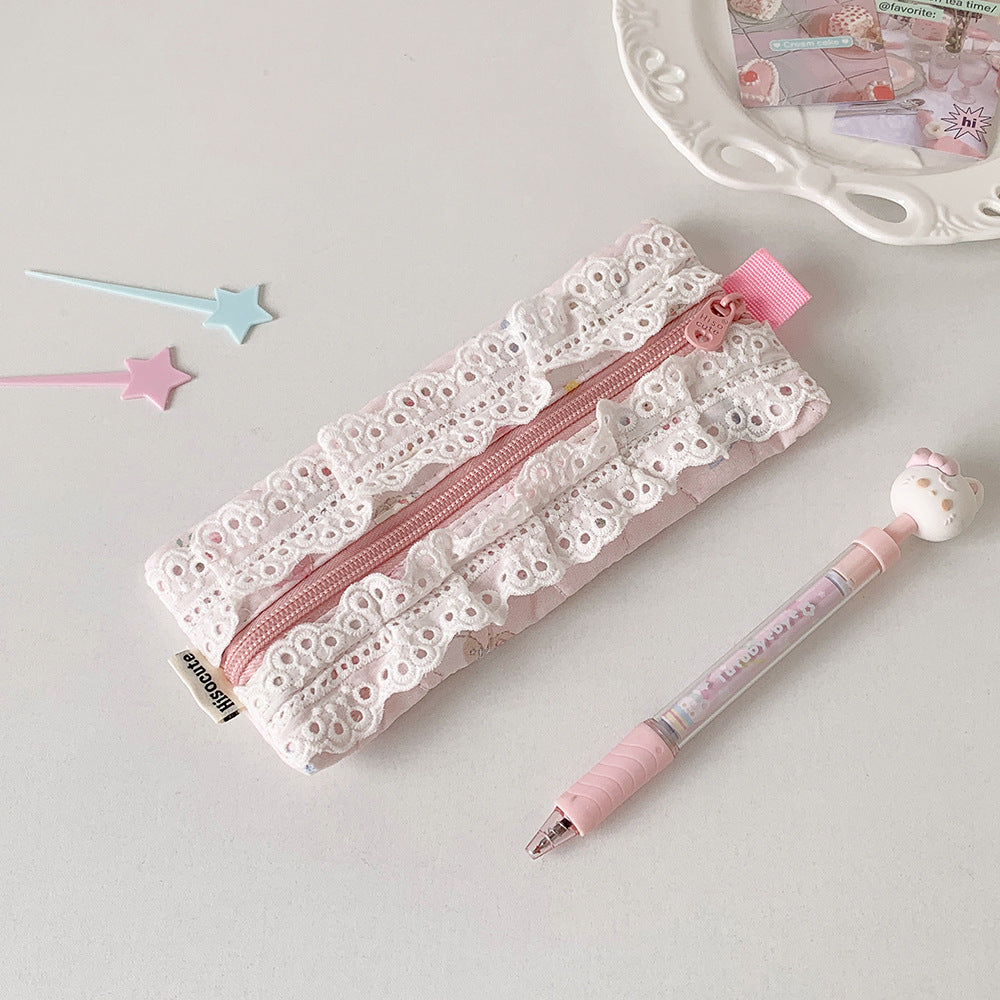 Elegant Lace Design Pencil Case Kalsten