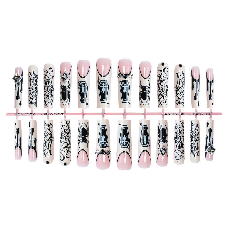 Gothic Style Press-On Nails Set Kalsten