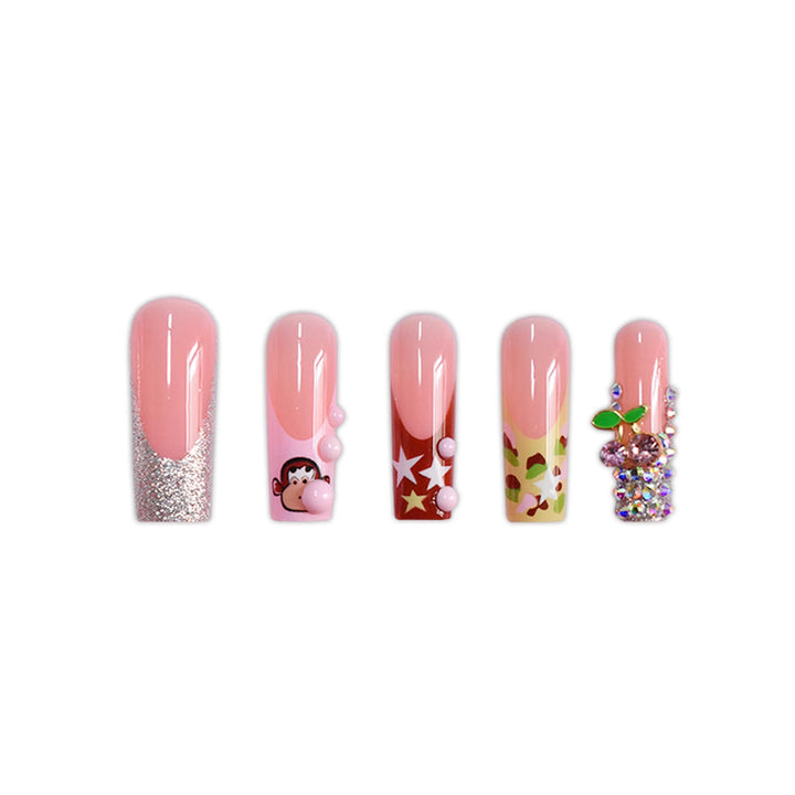 Artistic Cartoon-Themed Press-On Nails Kalsten