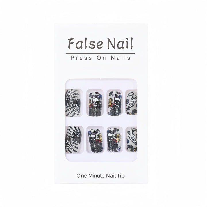 Creative Skeleton Nail Design Kalsten