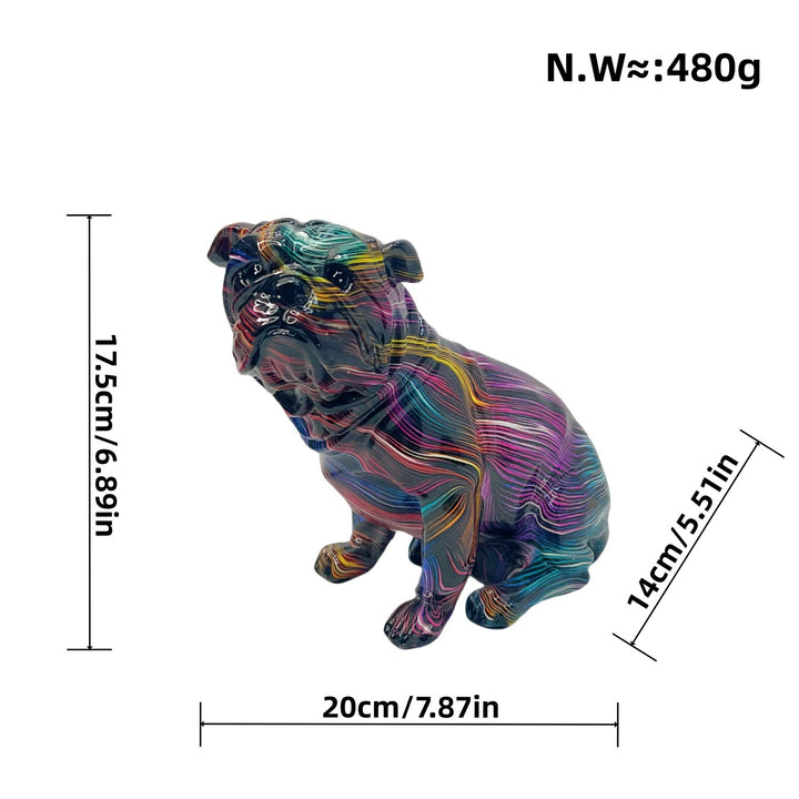 Artistic Bulldog Figurine Kalsten