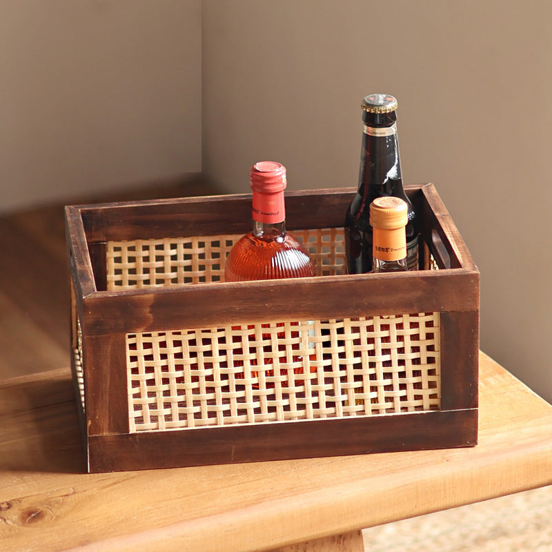 High-quality storage basket made of natural material Kalsten
