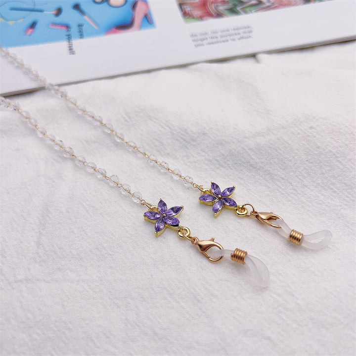 Floral Decorative Eyewear Chain Kalsten