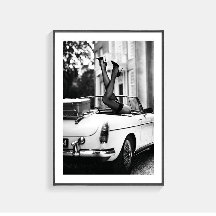 Vintage Inspired Framed Art Print