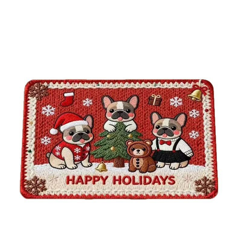 Christmas-Themed Decorative Mat