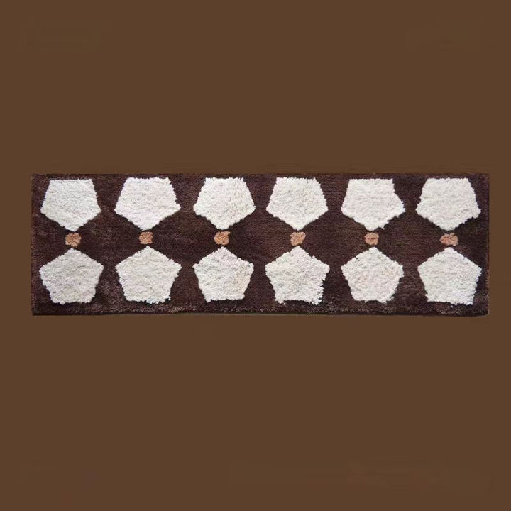Modern Geometric Pattern Bath Mat Kalsten