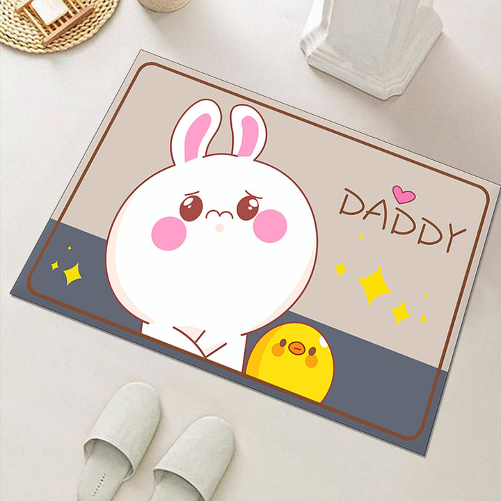 Cute Cat-Themed Indoor Area Mat