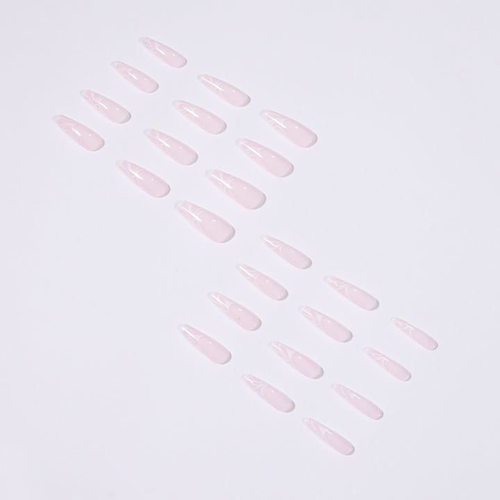 Artistic Nail Extensions with Elegant Fluid Design Kalsten