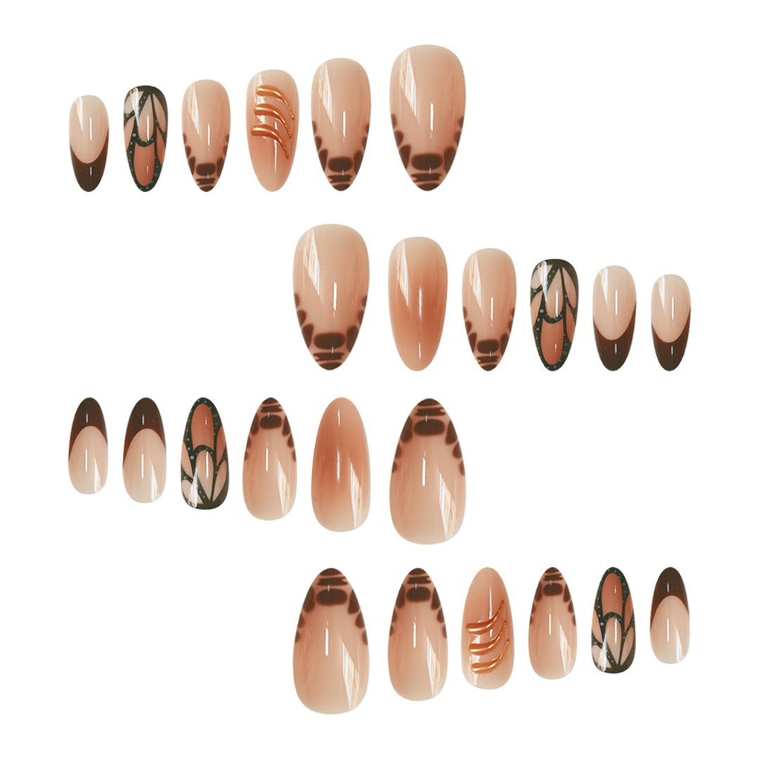 Chic Decorative Press-On Nail Art Kalsten
