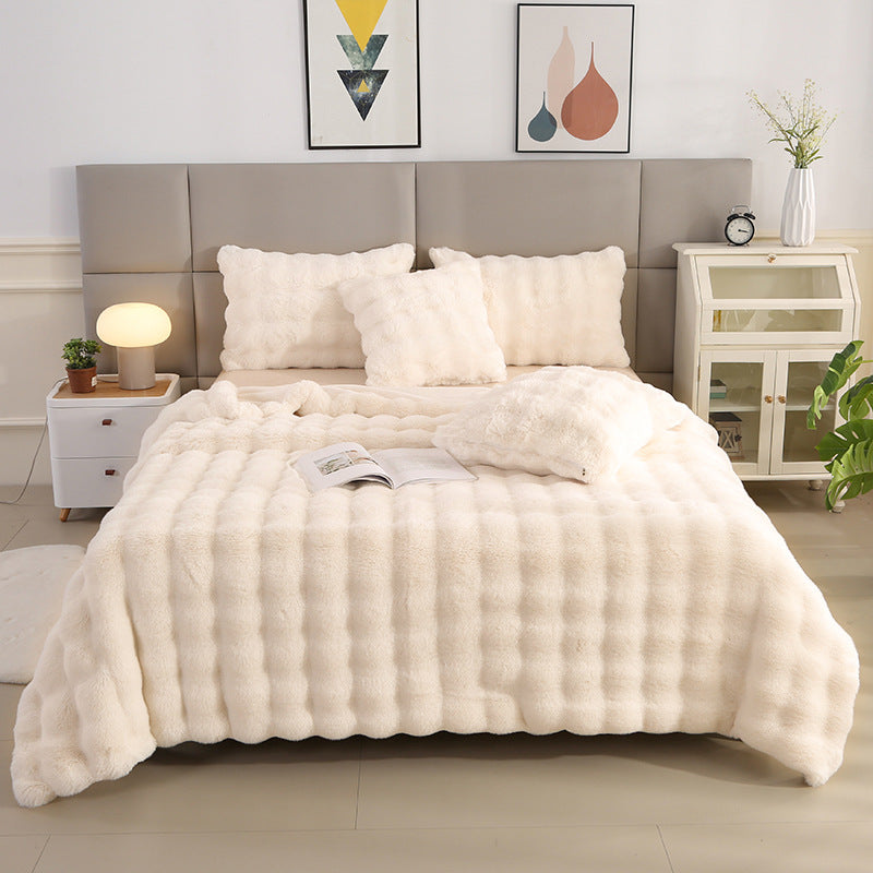Luxury Fuzzy Faux Fur Blanket