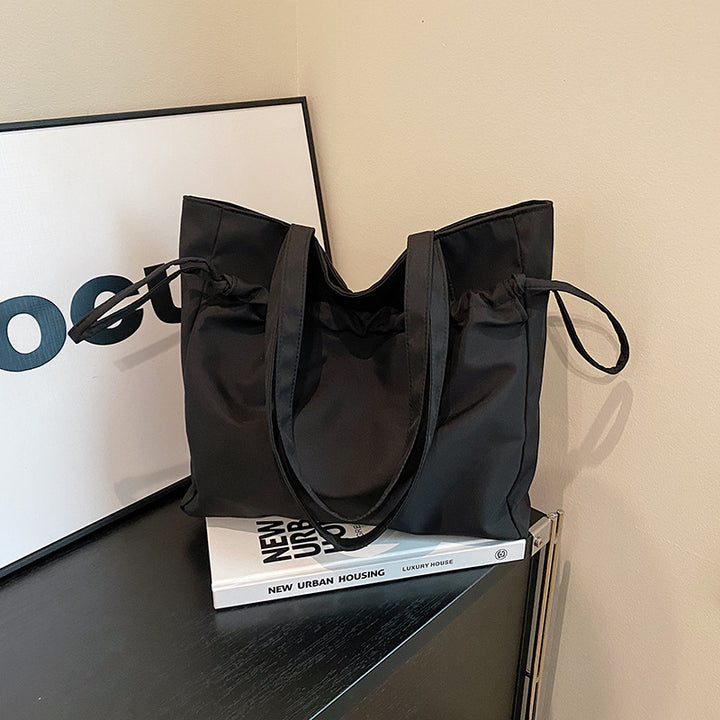 Stylish Casual Tote Bag with Drawstring Closure