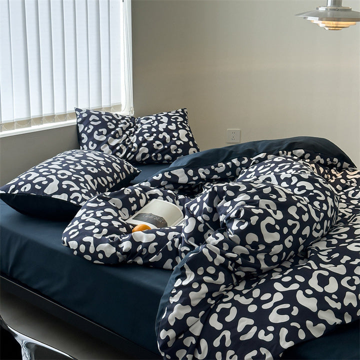 Dotted bedding set made of cotton satin with an extra soft touch