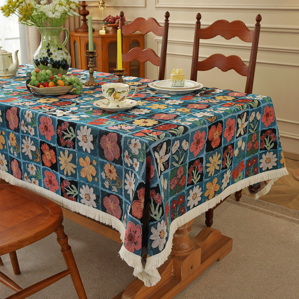 Botanical Print Table Cover