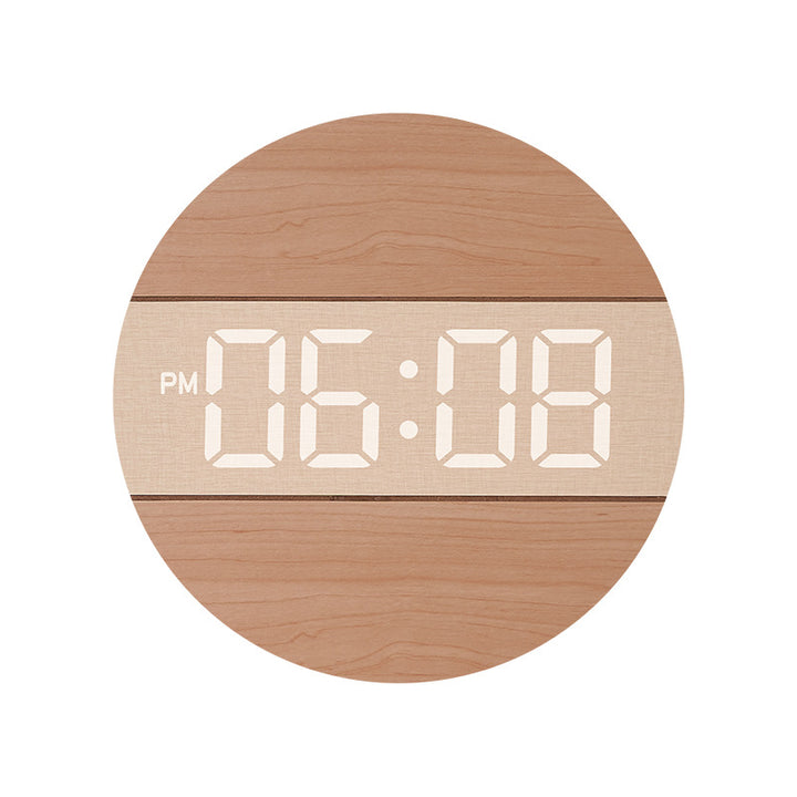 Creative digital watch in a modern wood design Kalsten