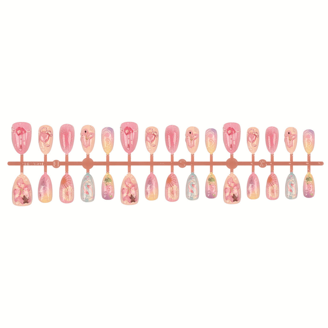 Artisanal Press-On Nail Tips Set