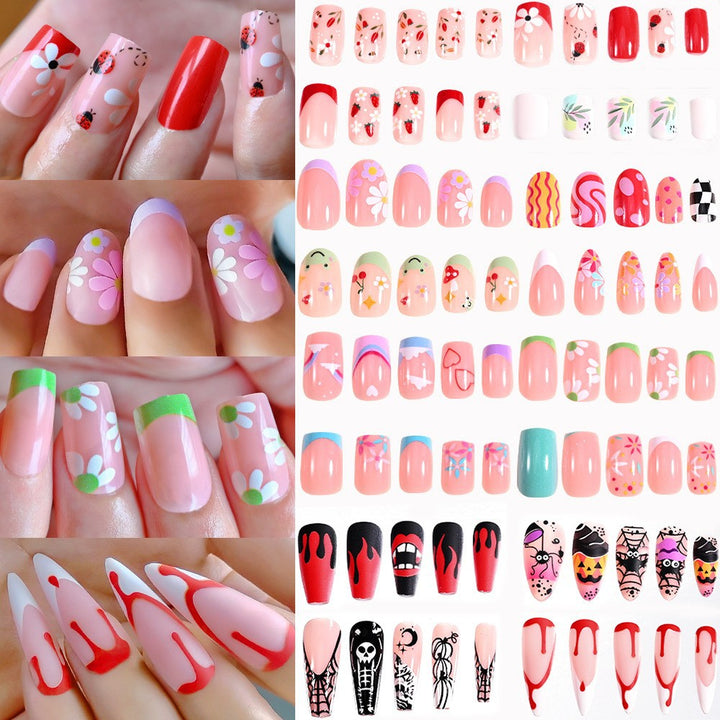 Artistic Themed Press-On Nail Collection Kalsten