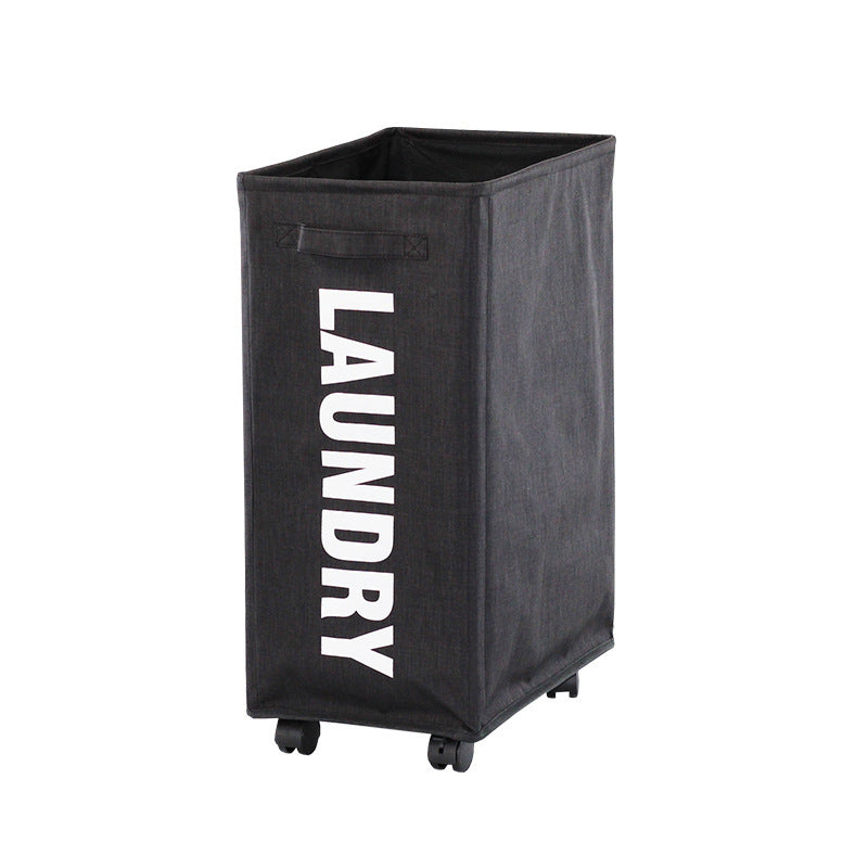 Practical laundry container with wheels Kalsten