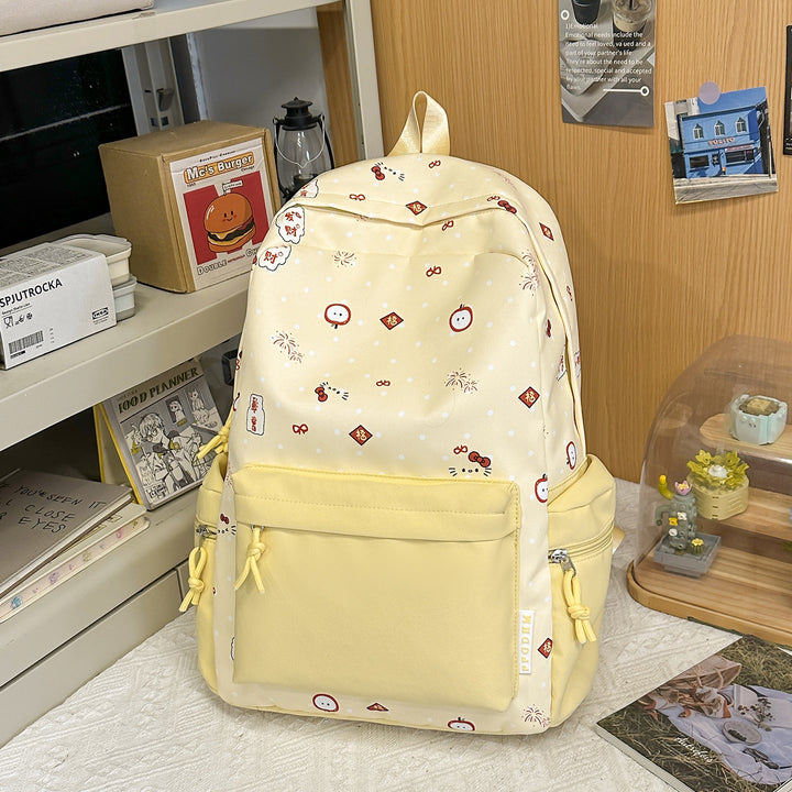 Playful Illustrated Cartoon Backpack Kalsten