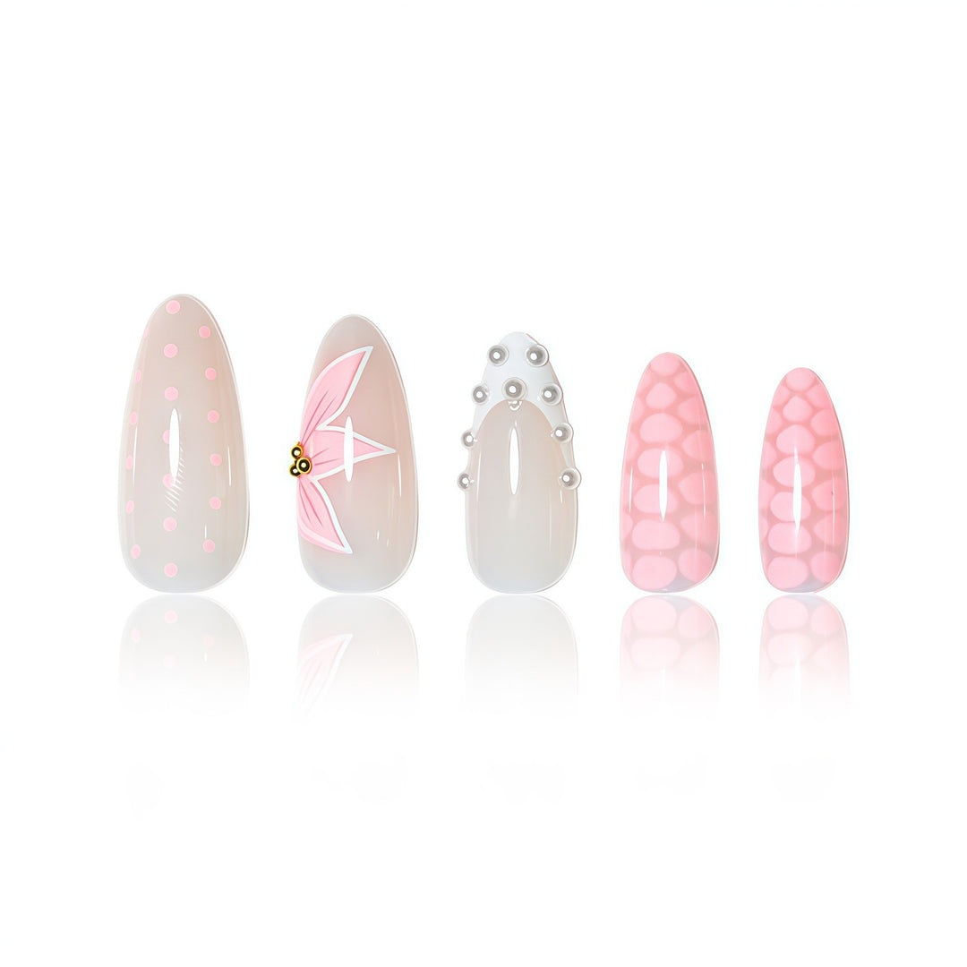 Elegant Floral Design Nail Wraps Kalsten