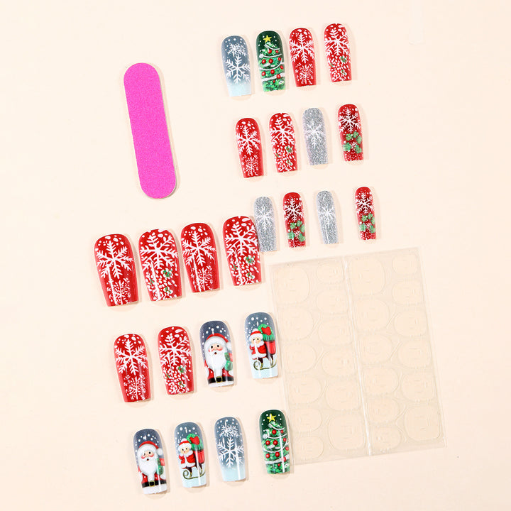 Christmas-Themed Decorative Nail Art Kalsten