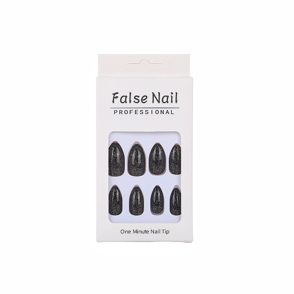 Glamorous artificial nails with glitter Kalsten