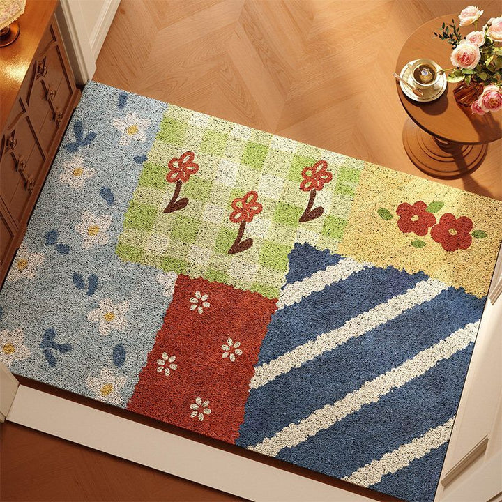 Decorative Floral Entry Mat