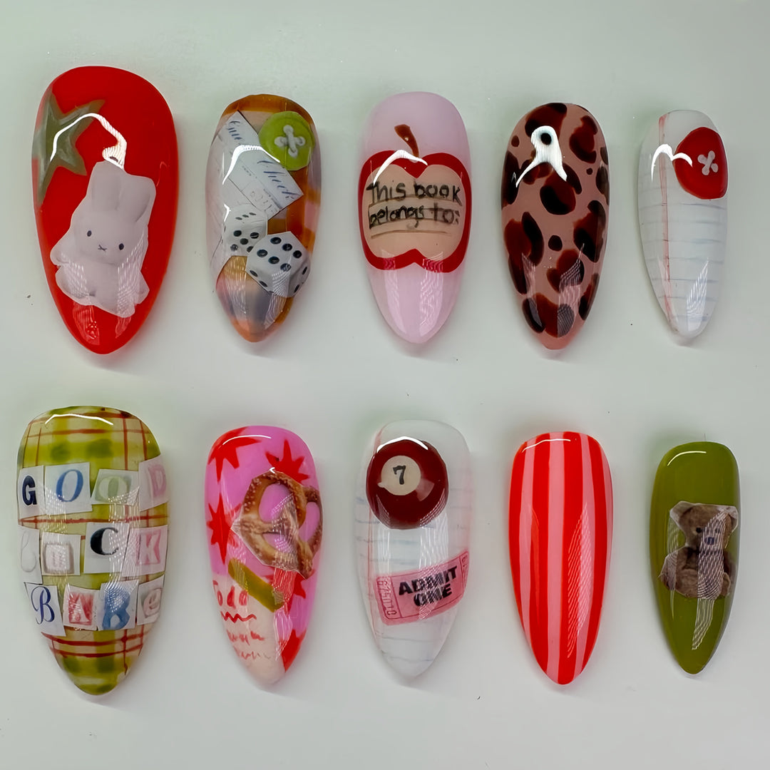 Thematic Artisan Press-On Nail Set Kalsten