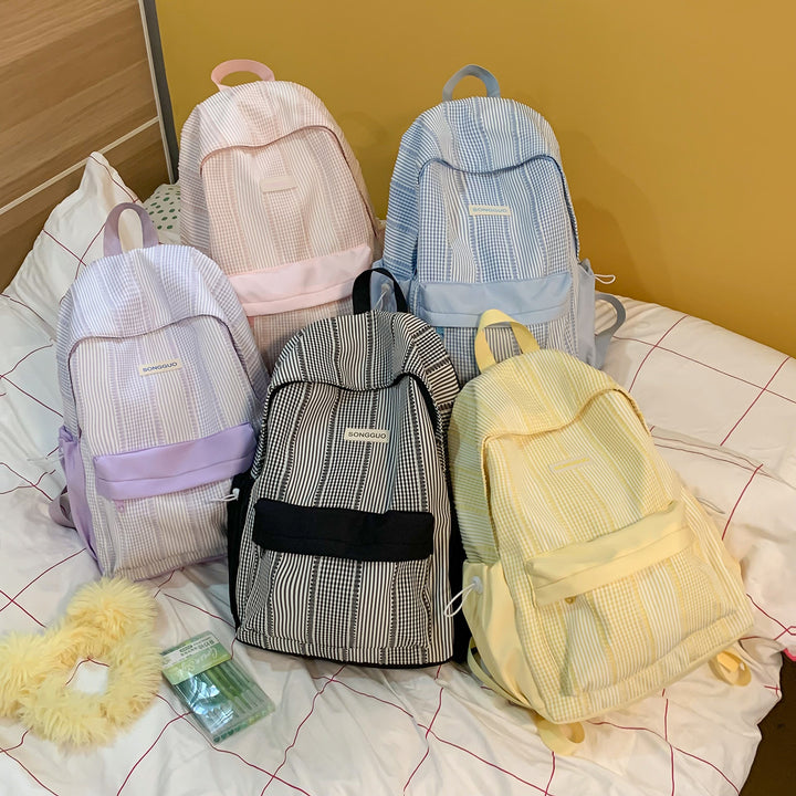 Stylish Striped Design Backpack Kalsten