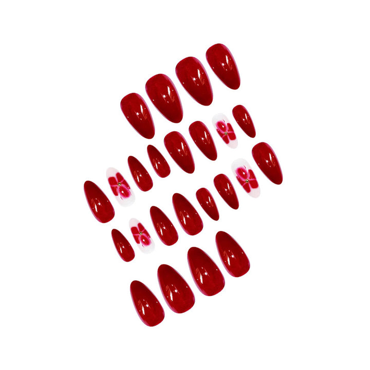 Elegant Floral Press-On Nail Art Extensions Kalsten 1787913949