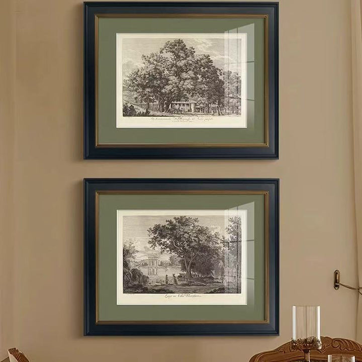 Vintage Landscape Wall Art