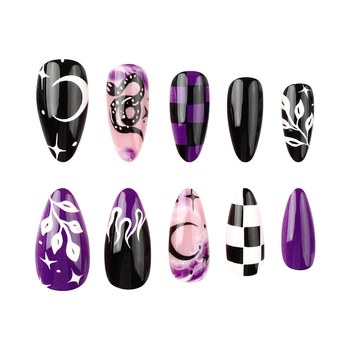 Artistic Checkerboard Nail Art Kalsten